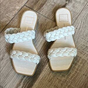 Dolce Vita White Sandals